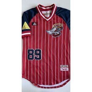 Medium Black Pyramid Double-Sided California Angels Embellished Jersey